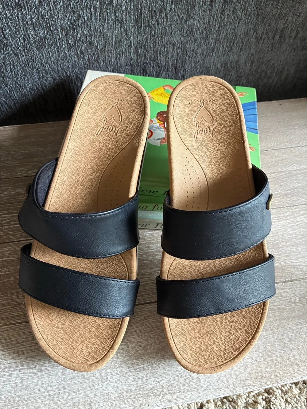 Reef Black Banded Horizon Hi Platform Sandals